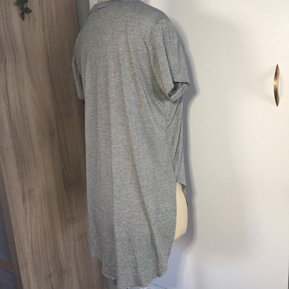 MELROSE AND MARKET Black and White Striped Tunic - Picture 3 of 6